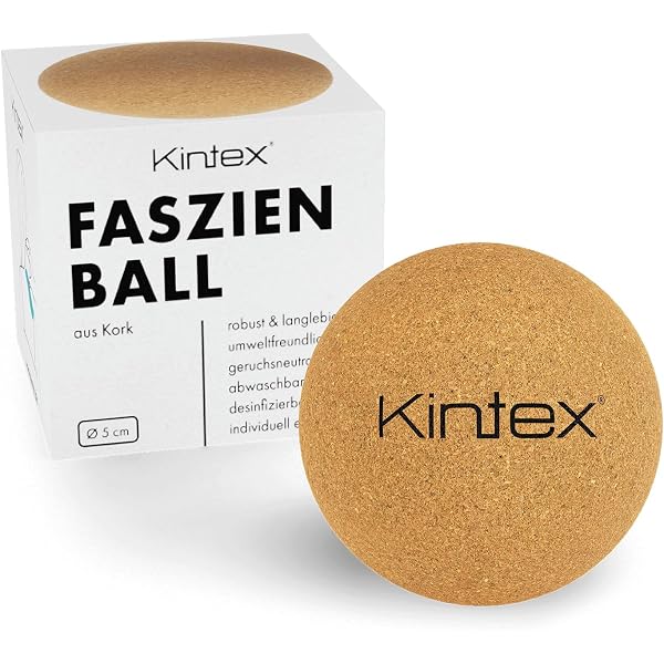 Rouleau De Massage En Liège Kintex - Automassage Muscles Et Fascias - 33cm Ou 15cm