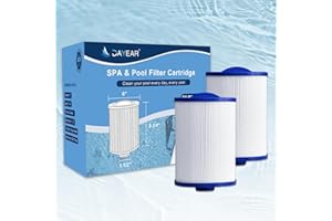 DAYEAR Cartucho de filtro de bañera de hidromasaje/spa y piscina compatible con Unicel 6CH-940, para Pleatco PWW50P3, PWW50-P3, Filbur FC-0359, Waterway Plastics 817-0050, 25252, 378902, 03FIL1400