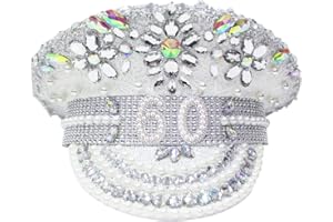 JEKUGOT Novelty Shiny Birthday Hat for Birthday Parties, Wedding Anniversaries, Pool Parties and Important Anniversaries with Elastic Band for Everyone,Unique Birthday Gift.