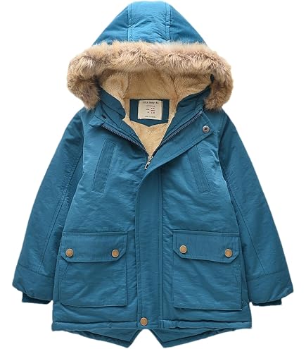 Manteau Polaire Bébé Avec Capuche - Doublure Sherpa | Veste Chaude Hiver Pour Nouveau-né, Enfant, Sortie Plein Air