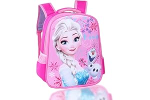 PYTRARTY Mochila Frozen,mochila de dibujos animados de princesa para niños, mochila Frozen de Elsa niña,mochila escolar Frozen de jardín de infantes, mochila para niños