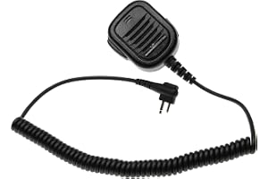vhbw högtalare) mikrofon lämplig för Motorola CP040, GP300, GP600, GP68, GP73, GP88, Radius P110 radioutrustning