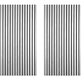 DecorAndDecor Acoustic Slat Wood Wall Panel and Ceiling Panelling Decorative 3D MDF 120 x 60 - Grey - 2 Pack