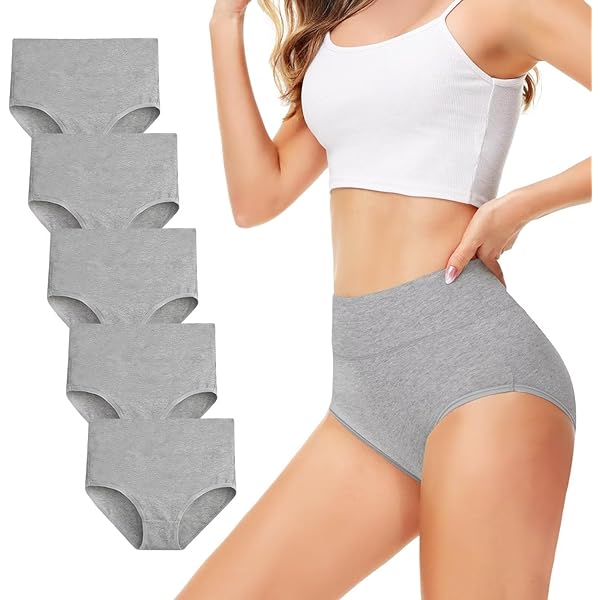 INNERSY Naadloze onderbroeken voor dames, hoge taille, naadloos, microvezel, ondergoed, zonder naad, 4 stuks, L