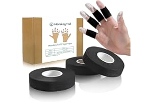 MonkeyTail Kletter Fingertape – 3 rotoli, 1,5 cm x 10 m, nastro adesivo premium per dita, fascia estremamente forte per arrampicata, boulder, fitness e calcio