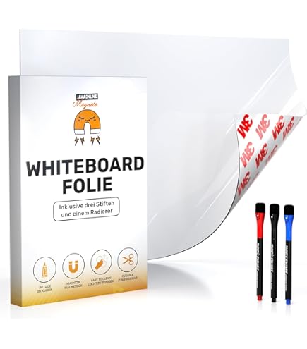 Ferro ijzerfolie whiteboard met lijmlaag - 100x50cm € 25,- excl. btw