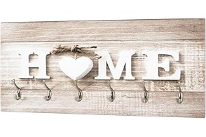 HAKU FURNITURE HAKU Möbel Wieszak ścienny, MDF, efekt stali nierdzewnej, szer. 90 x gł. 8 x wys. 40 cm