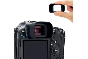 KIWIFOTOS Soft Camera Eyecup Oculare Mirino Protezione per Canon EOS R3, Sostituisce Canon ER-h ER-hE Eyecup