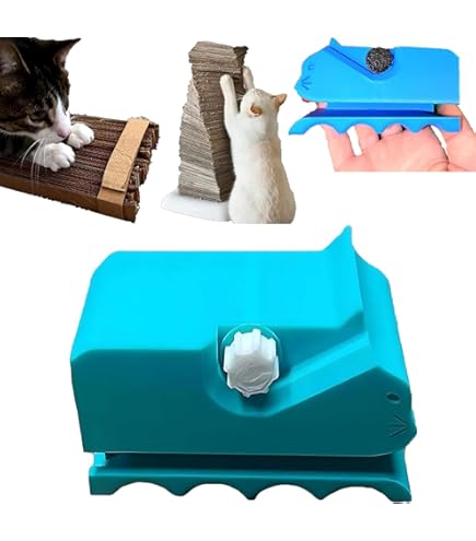 Taglierina Per Cartone A Forma Di Gatto - Per Tiragraffi Fai Da Te E Riciclo Creativo - Foto 9