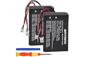 Batmax 2pc 2000mah Lip1522 KCR1410 Akku kompatibel mit Sony PlayStation 4 PS4 Dualshock Controller, Sony PlayStation 4 Slim/pro Dualshock 4 V2 Controller CUH-ZCT2, CUH-ZCT2U CUH-ZCT1E, CUH-ZCT1U