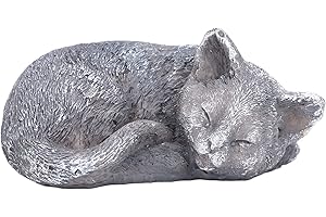 HAPIVIDA Lapidi commemorative per animali domestici in resina, regali di simpatia per la perdita di gatti Lapide tombale, "Per sempre nei nostri cuori e ricordati con un sorriso" Decorazioni da giardino(A-1)