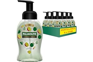 ‎PALMOLIVE Palmolive Seife Luxury Foam Limette & Passionsfrucht 6x250ml - Schaumseife für die sanfte Reinigung der Hände