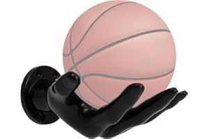 RETROK Soporte de pared para balones de balonmano, ultra seguro, estable, soporte de pared de pared, soporte de pared para baloncesto, fútbol, voleibol, fútbol, rugby