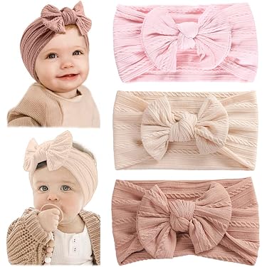 Apanphy 1 Paire Bandeau Cheveux Maman Et Bébé Imprimé Élastique - Accessoire Coordination Mère-Fille