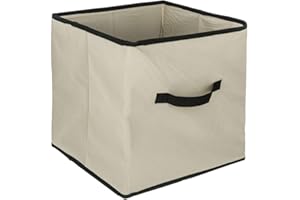 PARIS PRIX 5 five simply smart JJA Boite cube de rangement couleur lin 31x31cm 130062 Beige
