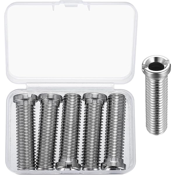Pack De 3 Tornillos De Desagüe Para Fregadero De Cocina - Latón Plateado, 55 Mm - Para Reemplazar El Filtro O La Cesta Del Sifón