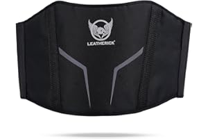 Leatherick Motorrad-Nierengurt für Männer und Frauen – Nierenwärmer aus 1000D-Polyester mit Lendenwirbelstütze und Tasche, perfekt für Biker und Motorradfahrer