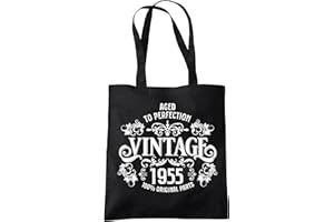 Dead Set Studio 70th Birthday Gifts For Women, Vintage 1955 70th Birthday Gift Bag, Women's 70th Birthday Presents, 70th Gifts Wrapping Alternative, 70th Gift For Her