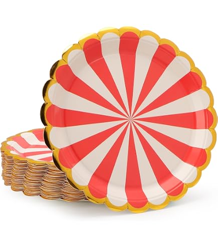 Tovaglioli In Cotone 100% A Righe Rosse – Set Da 12, 45x45 Cm, Morbidi E Assorbenti, Per Matrimoni E Uso Quotidiano - 2