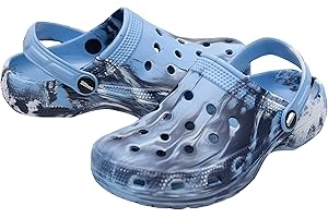 2SHOE Sabots et Mules Enfants, Clogs Fille Garçon, Sandales de Plage Respirante Pantoufles Maison, Chaussures de Jardin Été 21-36 EU