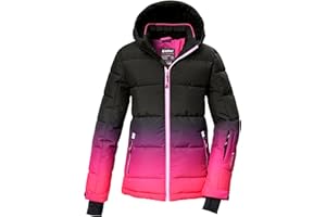 Killtec Mädchen Ksw 330 Grls Ski Qltd Jckt Skijacke/Ski-Steppjacke mit Kapuze und Schneefang