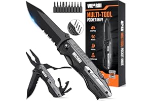 WEARXI Geschenke für Männer, Multitool Taschenmesser, Vatertagsgeschenk, Klappmesser, Männertag Geschenke für Papa, Messer Ou