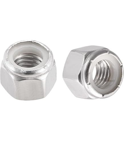 Dadi Autobloccanti Filetto M8 Per Chiave Da 13, Zinc. Bianca - Dadi - Foto 5