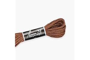 Premium Embroidery Thread Luca-S, 100% Giza Cotton, Oeko TEX Certified Stranded Cotton - 423 / DMC 632 / Anchor 936