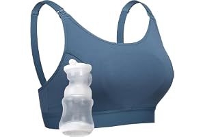 momcozy Handsfree-pump-bh, justerbara bröstpumpar, håll- och amningsbehå, lämplig för amningspumpar av Lansinoh, Philips Avent, Spectra, Evenflo med mera