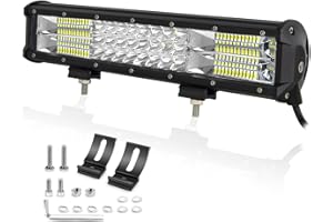 Willpower Arbeitsscheinwerfer led 12v, 15 Zoll 38CM 216W Offroad LED Scheinwerfer 12V 24V Flutlicht Spotlight Combo IP67 Wasserdicht Nebelscheinwerfer für Traktor SUV ATV LKW Auto Zusatzscheinwerfer