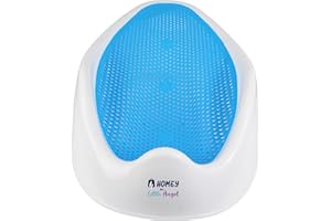 GENERIC HOMEY Little Angel Baby Bath Seat- Suitable for Newborn and Infants| Bath Seat Support | Safe & Comfortable Ergonomic Nonslip Baby Bath Chair| Ideal for Less than Seven Months Old Babies (BLUE)