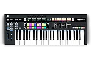 Novation 49SL MkIII 49-Key MIDI Controller Keyboard and Sequencer with DAW integration