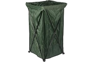 Lifetime Garden Pattumiera Bidone Pieghevole Salvaspazio, Struttura Acciaio, 175 lt, Multicolore, Unica