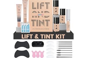 Libeauty Lash Lift and Tint Kit, 2 in 1 Eyelash Lift and Tint Kit, Lash Lift Kit, Lash Tint Black, Vacuum Pump Design with Full Tool Set for Home and Salon Use