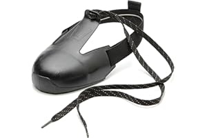 ENOUTECH Sicherheitsüberschuhe, schützende Zehenkappe für Besucher, bruchfester, rutschfester Schutz mit verstellbarem Gummiband, passend für EU-Größe 36–46/US-Größe 8–12
