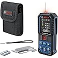 Bosch Professional Laser Measure GLM 50-27 C + Belt Clip (Range: up to 50m, Robust, IP65, Data Transfer via Bluetooth, 2x AA Batteries, Hand Strap, Pouch) - Amazon Exclusive