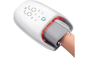 KNQZE Touchscreen-Handmassagegerät mit Wärme und Kompression, Rollknetmassage, Lüfterkühlung und Handgelenksmassage, Handmassagegerät für Arthritis und Karpaltunnel, Geschenke für Frauen und Männer