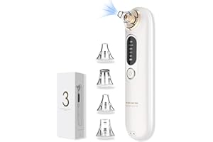 HATROOD Aspiratore Punti Neri Professionale Elettrico - Strumento Efficace e Portatile per la Attrezzo Punti Neri, 3 Modalità di Aspirazione, Ricaricabile per Uomini e Donne