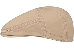 Stetson Paradise męska bawełniana czapka z daszkiem - płaska czapka z ochroną UV Factor 40 - męska bawełniana czapka - letnia / zimowa czapka bluszczowa - płaska czapka