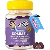 MIUMLAB – Sleep Gummies for Children – Camomile & Poppy + Tryptophan & Vitamin B6 – Sleep and Relaxation – No Addiction – Str
