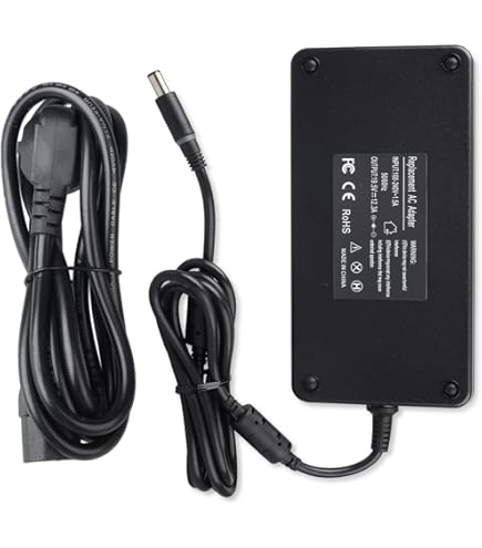 SLRIOYS Cargador De 240 W Y 180 W Compatible Con Laptop Dell Alienware M15 M17 X15 X16 X17 17 15 13 X51 M18x M17X M14X M11X M15X R1 R2 R3 R4