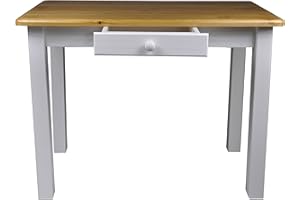 ‎MAGNETIC MOBEL Magnetic Mobel Esstisch mit Schublade Küchentisch Tisch Restaurant Massiv Holz Kiefer (50x110, Erle)