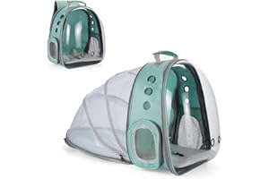 YUDOXN Sac à Dos Chat Chien.Sac Transport pour Chien Chat pour Petits Chats Chiens.Sac à Bulles pour Chat et Chien avec fenêtre Frontale Transparente et Dos Extensible,idéal pour Voyage