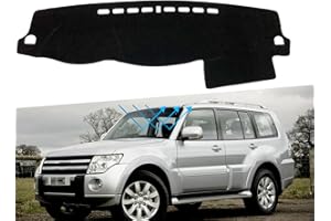 ZZMOQ Armaturenbrett Abdeckung Schutzpolster,für Mitsubishi Pajero Shogun Montero 2006~2019 V80 V87 V93 V97 Armaturenbrett Sonnenschutz Teppich