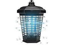 Eesyy Bug Zapper, 4200V Electric Mosquito Killer With Outdoor Dusk to Dawn Built-in Light Sensor, Waterproof Insect Zapper, P