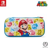 PowerA Slim Case for Nintendo Switch OLED - Mushroom Kingdom Reel, Protective Gaming Console Accessory, Officially Licensed