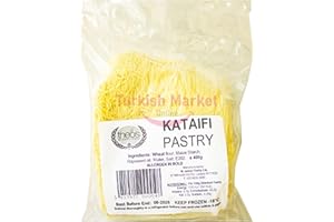 GENERIC Original Fulya Shredded Fillo Dough Pastry Threads Taze Kadayif for Dubai Chocolate Traditional Turkish Dessert 400 G by BAKKALIM UK