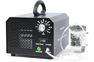 Générateur d'Ozono, FELLAT 10000 mg/h Générateur d'Ozono avec Mode Air et Eau, Purificateur d'air Ozone Industrielle Ozoniseur avec minuterie pour Habitations, Bureau, Restaurant, Hôtel et Garage