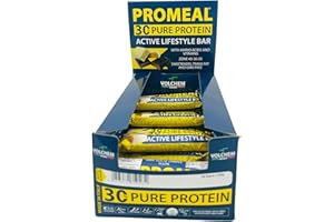 Volchem Promeal Zone 40-30-30, Barretta Proteico-Energetica con Ripartizione di Carboidrati-Proteine-Grassi (40-30-30), Senza Grassi Idrogenati, Scatola da 24 Barrette, Gusto Cocco, 1200 g
