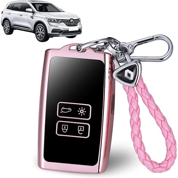 Copriportachiavi In Pelle Per Renault Laguna Espace – Protezione Telecomando 3 Pulsanti